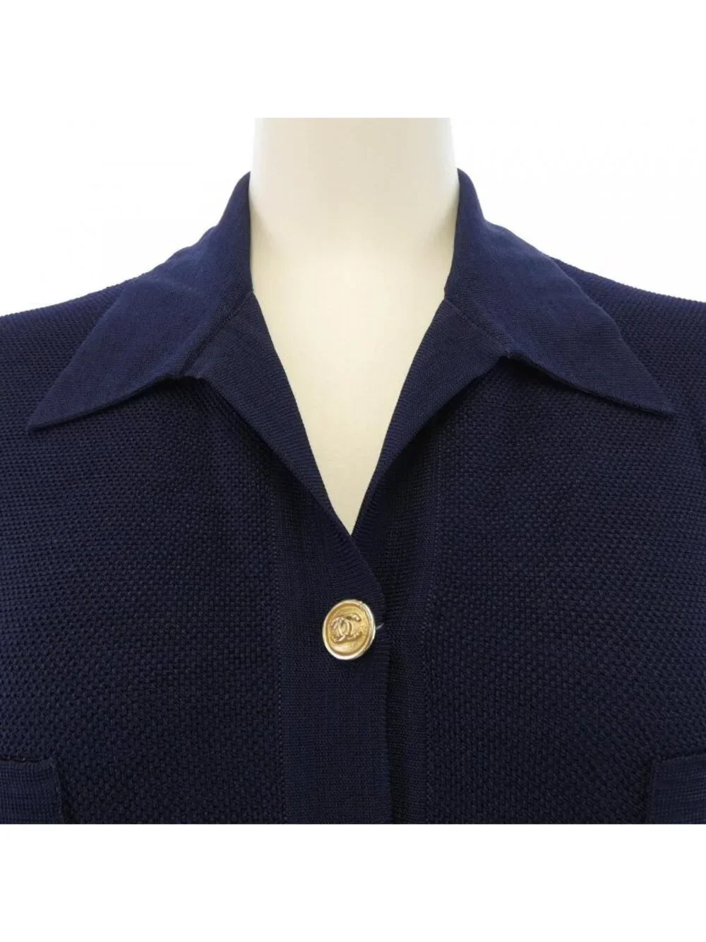 Chanel Tunic Jacket Navy